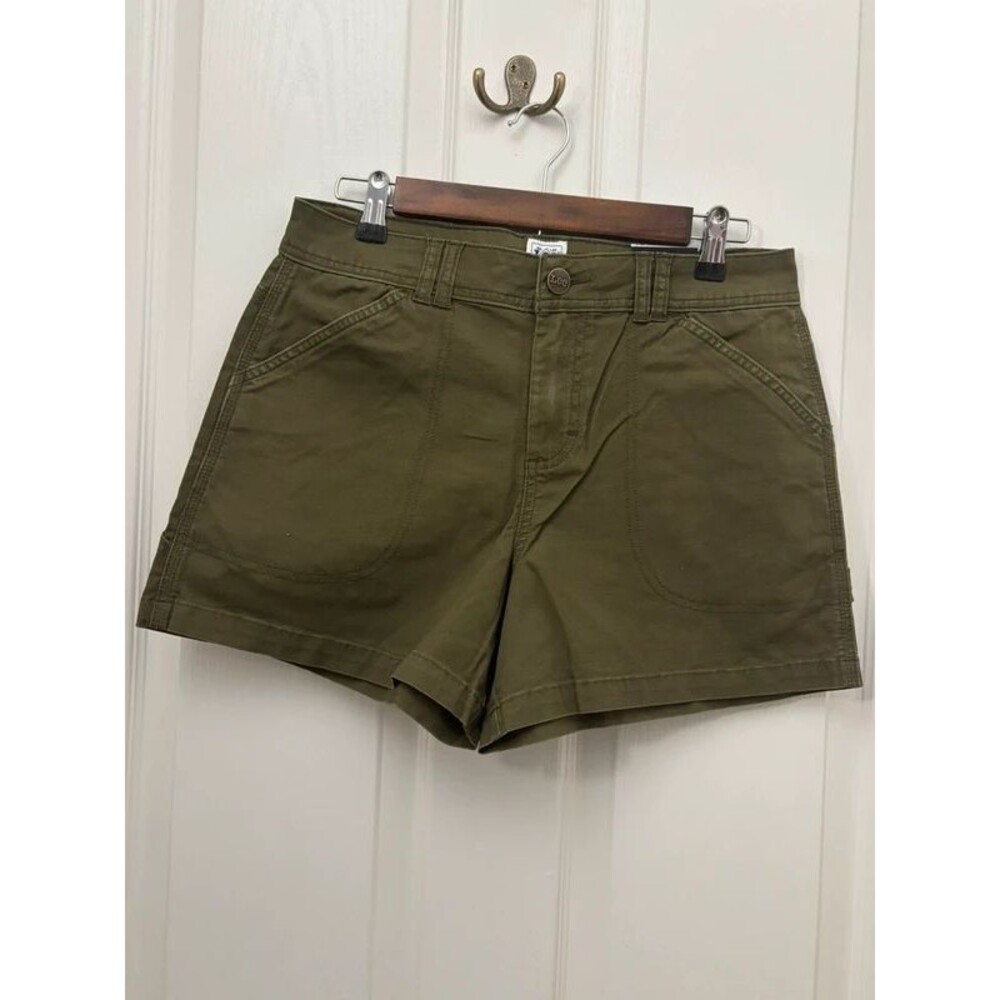 Lee Workwear Women’s Size 6 Olive Green Utility Carpenter Shorts NWT